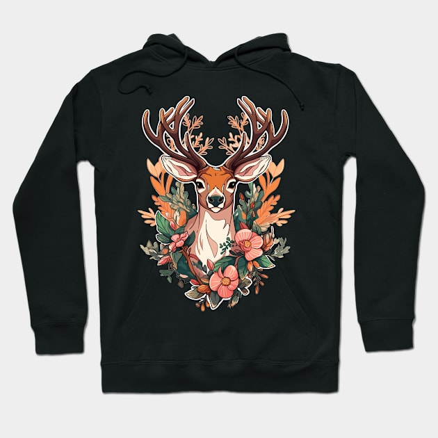 Cottagecore Deer Ugly Christmas Men Kids Women Christmas Hoodie by KsuAnn